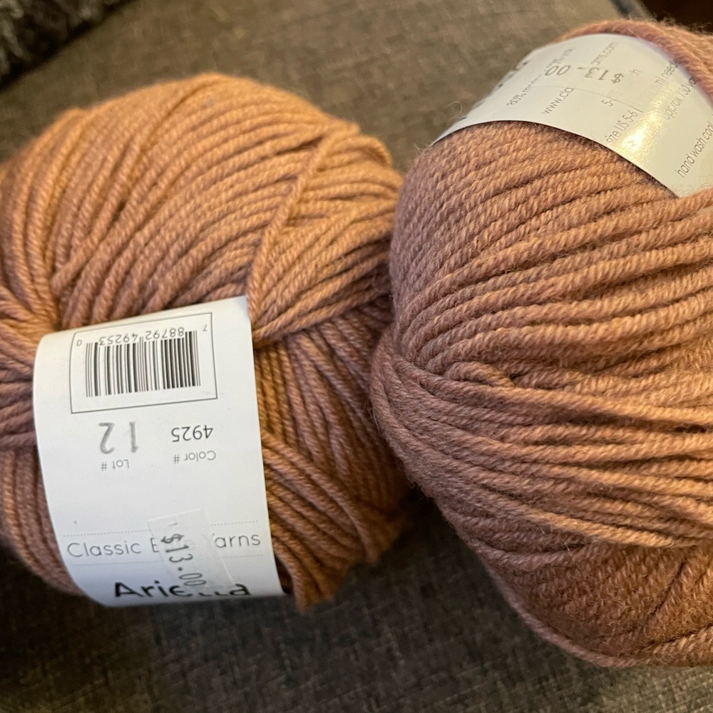 260 Yards Tan Wool/Yak Yarn